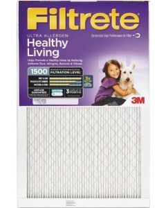 14 x 30 x 1 (13.7 x 29.7) Ultra Allergen Reduction 1500 Filter by 3M 4-Pack