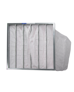 24X24X29 6-Pocket Bag Filter MERV 14 (4-Pack) - AirGuard Clean-Pak