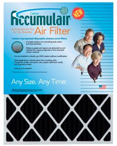 13 x 20 x 1 - Accumulair Carbon Odor-Ban Filter 4-Pack
