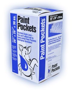 20 x 20 - Paint Pockets WHITE Overspray Arrestor 30-Pack