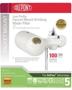 FM300XW DUPONT Premium Faucet Mount Filtration System (White)